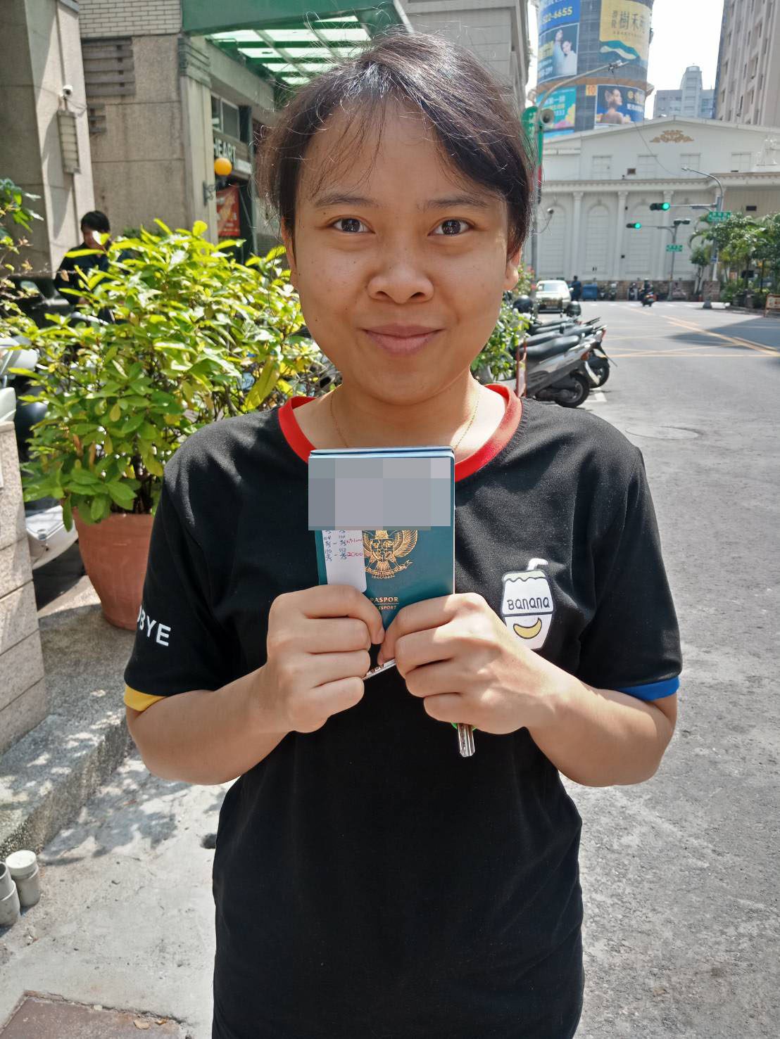高雄市左營區曾先生家外勞珠茱,在台以服務4年多了